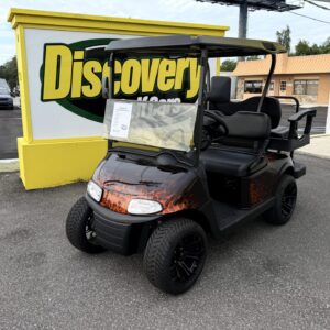 2020 EZGO RXV Refurbished Lithium Custom Flame