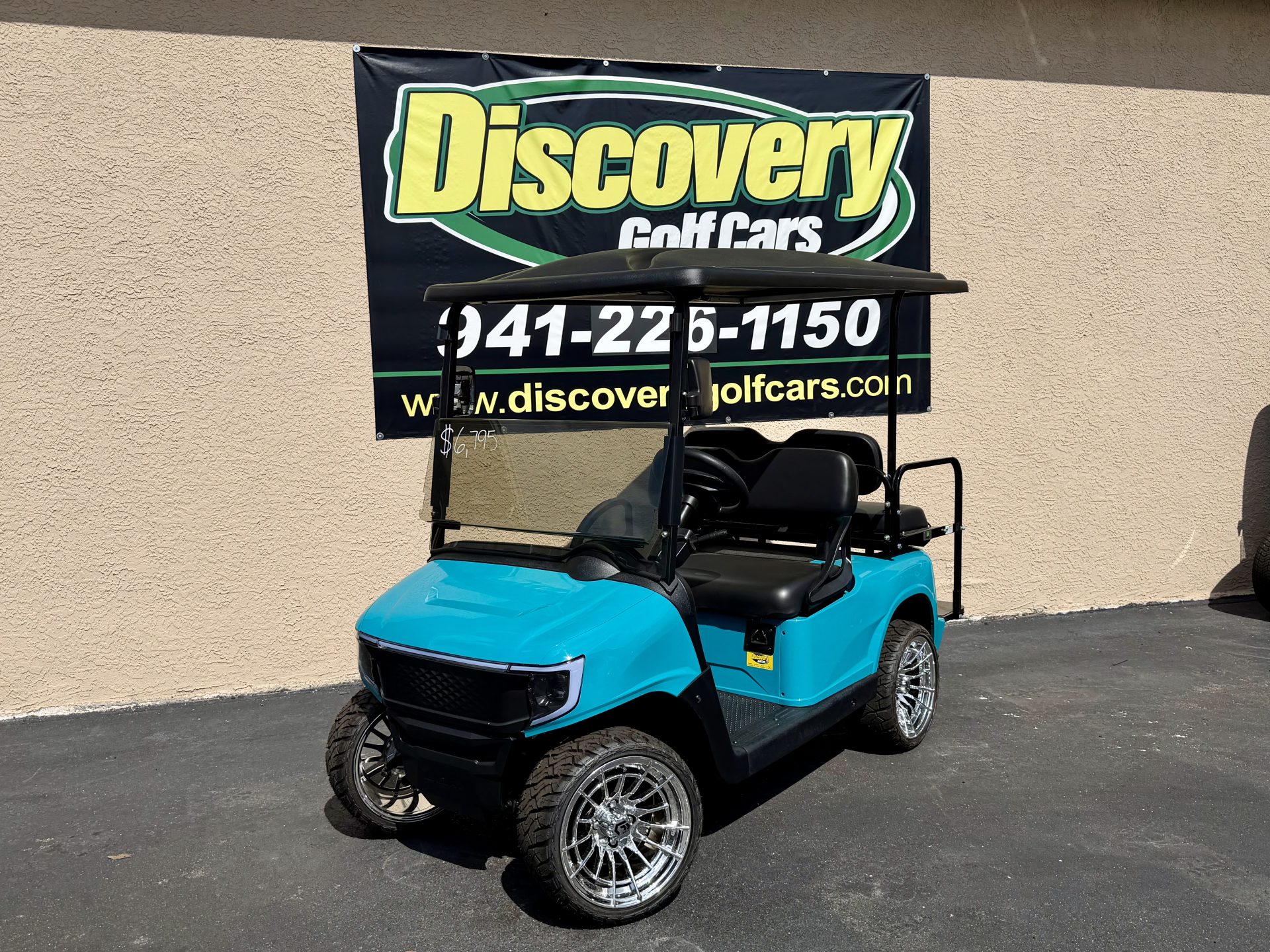 2020 EZGO RXV Refurbished Lithium Sky Blue APEX