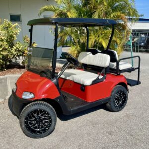 Refurbished EZGO RXV Elite Lithium Bimini Red