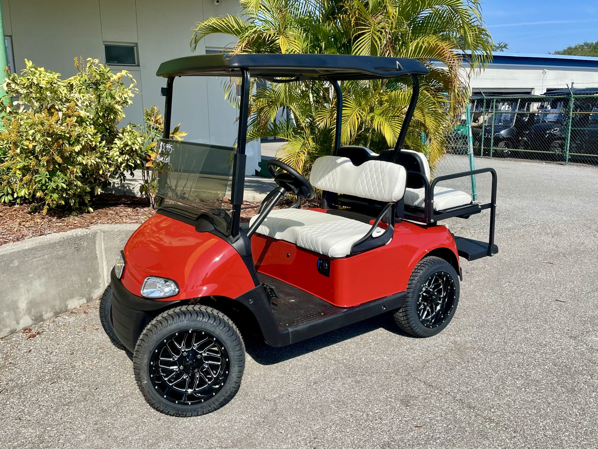 Refurbished EZGO RXV Elite Lithium Bimini Red