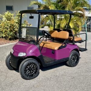 Refurbished EZGO RXV Elite Lithium Plum