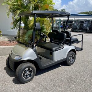 Refurbished EZGO RXV Elite Lithium Platinum Silver
